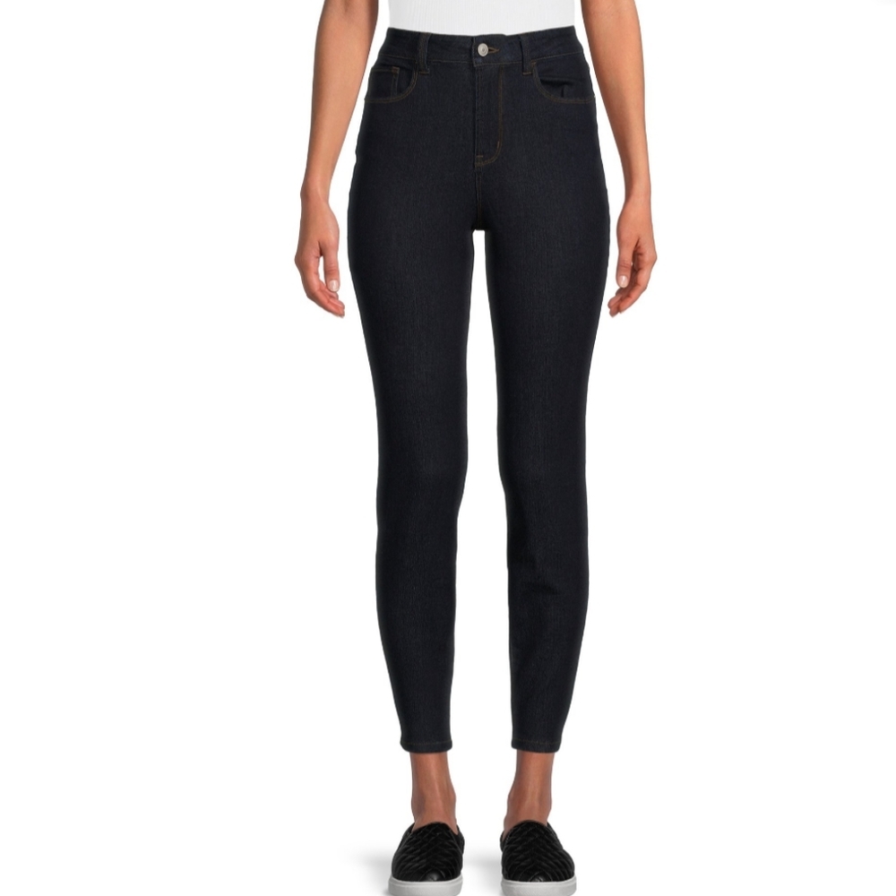 No Boundaries Juniors Size 5 High Rise Skinny Jeans Dark Wash NWT